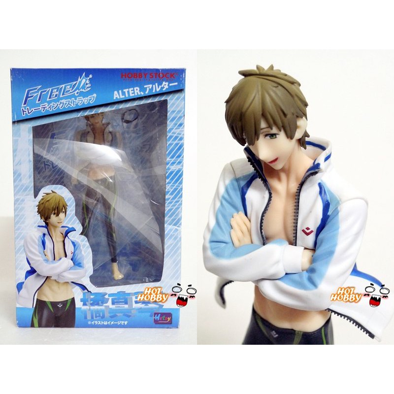 微風小舖 Free 男子游泳部橘真琴附泳鏡1 8 Pvc Alter 高約21cm 港版 蝦皮購物