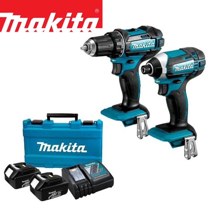 【台灣工具】含稅 雙機組 牧田 makita DLX2344 18V充電式 起子機DTD149Z+電鑽DHP485Z