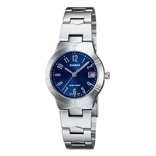 【CASIO】都會流行氣質腕錶-寶藍(LTP-1241D-2A2)正版宏崑公司貨