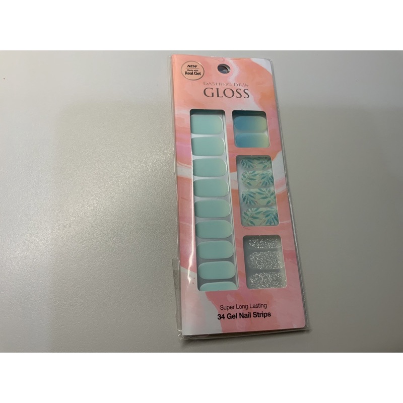dashing diva gloss 時尚光療美甲貼 34張貼片 韓國指甲貼片貼紙 美甲貼紙 甲片