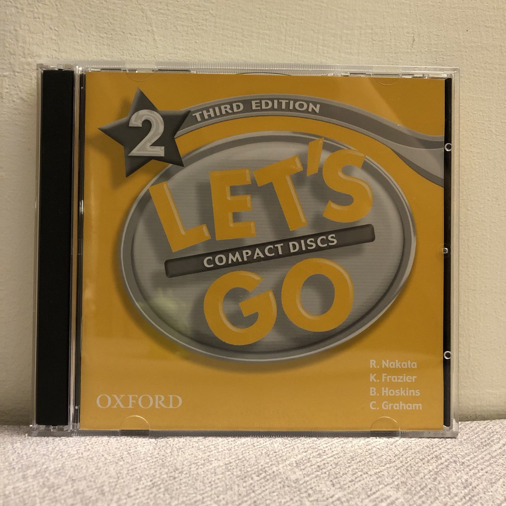 絕版品 無刮痕 全新未使用 兒童英語教材Let’s go 第二冊 課本CD