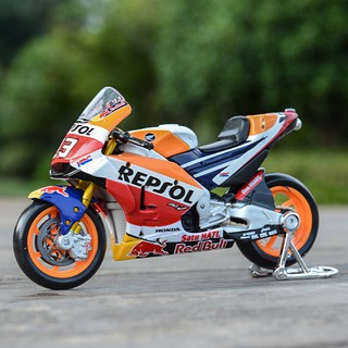 美馳圖Maisto 1:18 2018 本田 MotoGP 賽車 RC213V 26# 93# 靜態合金塑料壓鑄摩托車