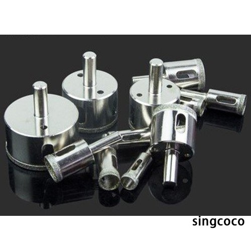 【singcoco】6-22mm 鑽石開孔器石材開孔器 鑽石鑽頭 金剛石開孔器 大理石/花鋼石/玻璃/磚頭