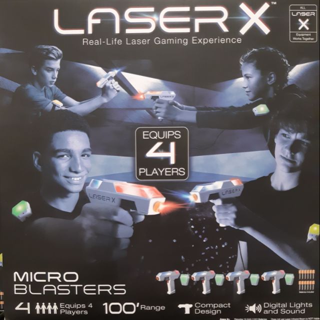 LASER X 雷射槍4人對戰組合🙋‍♂️🙋‍♀️ 