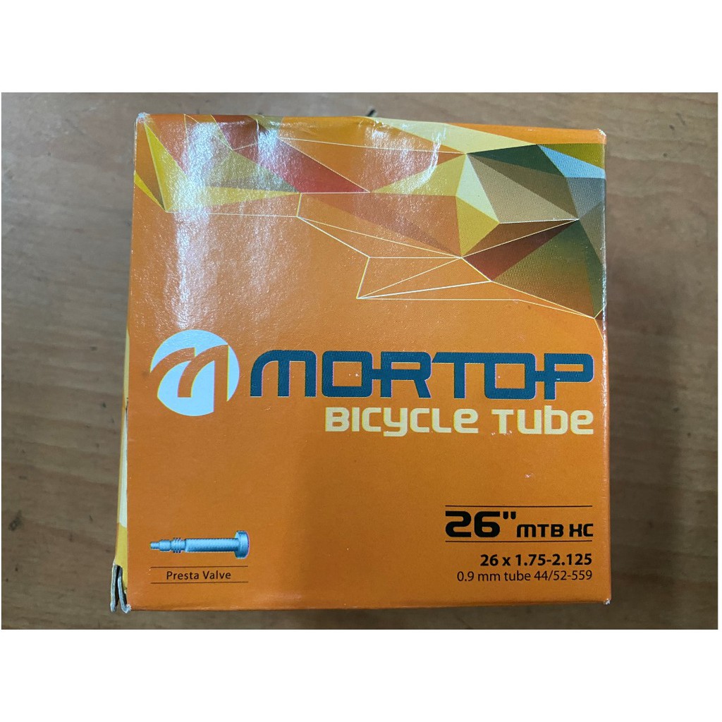 火雞Tth 特價全新 盒裝 MORTOP 26x1.75-2.125 法嘴內胎 36mm 一條FV 26吋