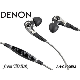 志達電子 AH-C400 福利品出清 DENON AH C400 旗艦級雙單體耳道式耳機[公司貨] 智慧型手機耳麥