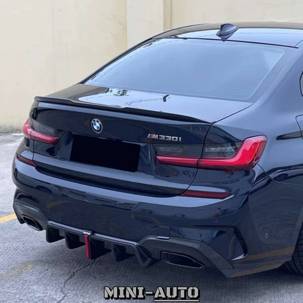MINI-AUTO☑️ BMW M3款 乾式碳纖維 尾翼 壓尾 鴨尾套件 簡易黏貼改裝 G20 G80 330i 副廠