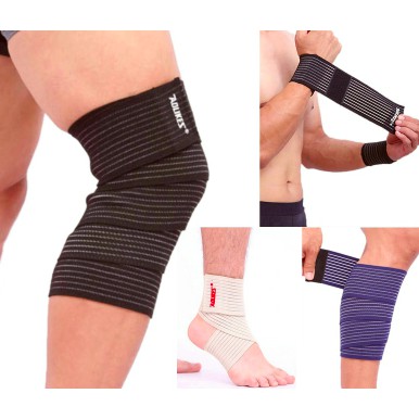 AOLIKES高彈力纏繞式運動繃帶(護腕、護肘、護膝、護腿)防止拉傷 運動護具