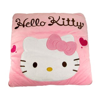 卡漫城 -Hello Kitty 毛毯 抱枕 兩用被 ㊣版 毯子 涼被 靠枕 靠腰墊 枕頭 140 x 104cm