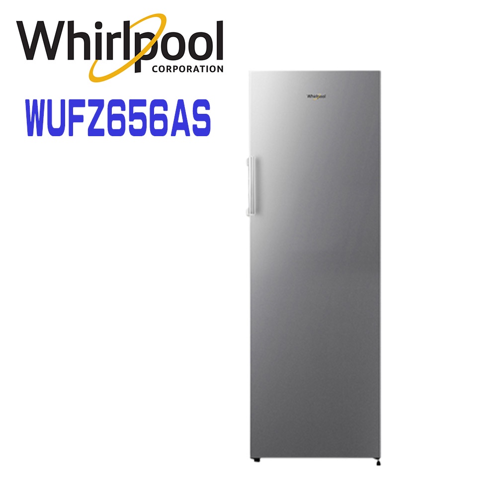 ✿聊聊最便宜✿全台配裝✿全新未拆箱 WUFZ656AS【Whirlpool 惠而浦】190公升 直立式冷凍櫃