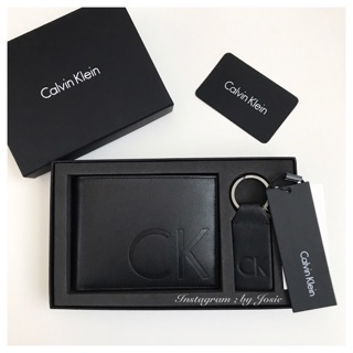 【現貨】美國代購 Calvin Klein CK 專櫃款 男士 短夾 鑰匙圈 禮盒組