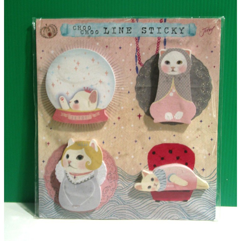 Jetoy Official Note Paper Memo Pad Choo Choo Cat Lovely Cat