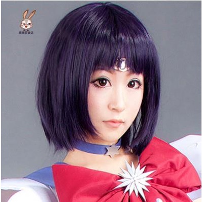 【 免運】二次元 cospaly C服 cosplay美少女戰士 Sailor Saturn土星戰士 土萌螢 紫黑色