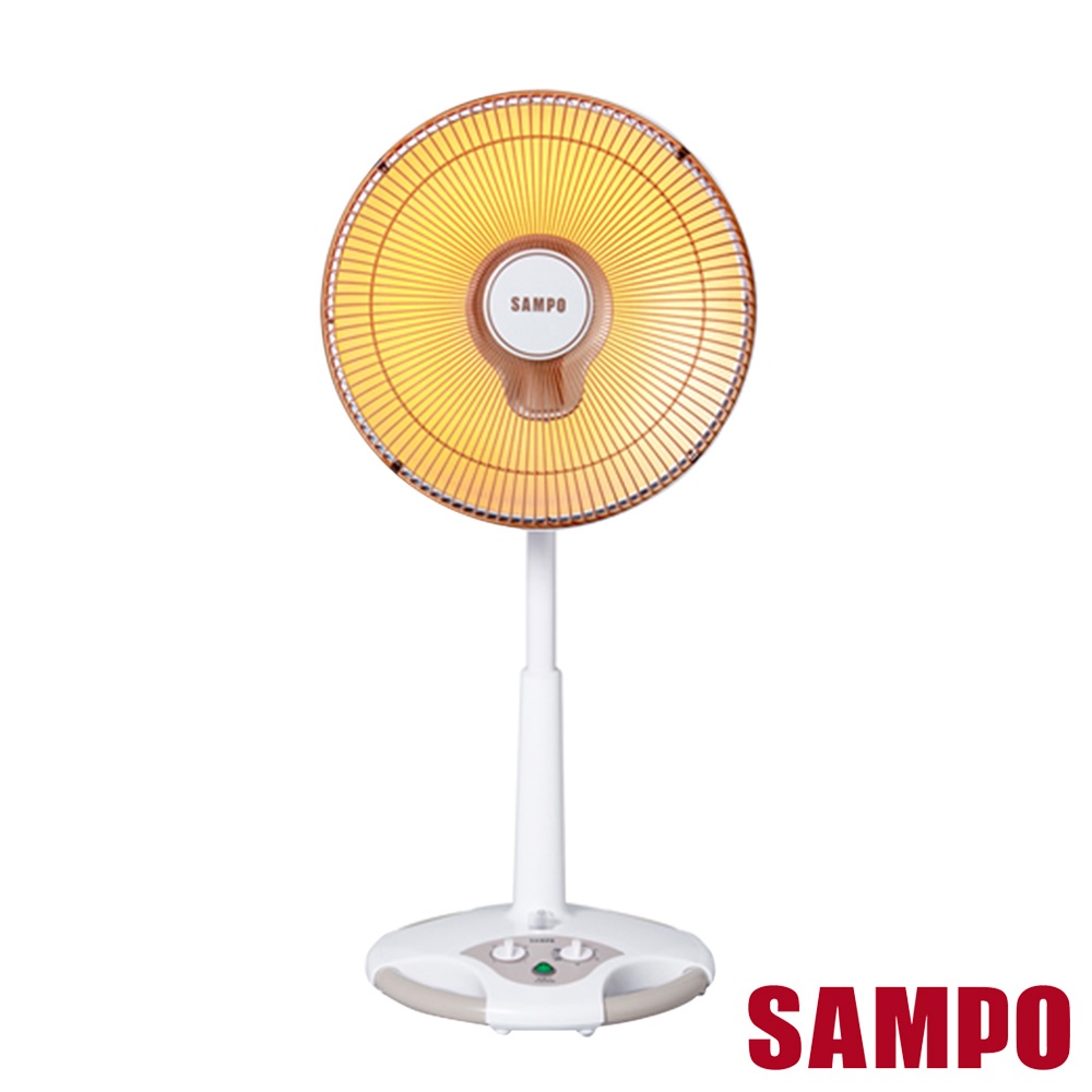 【聲寶SAMPO】14吋負離子鹵素式電暖器 HX-FG14F