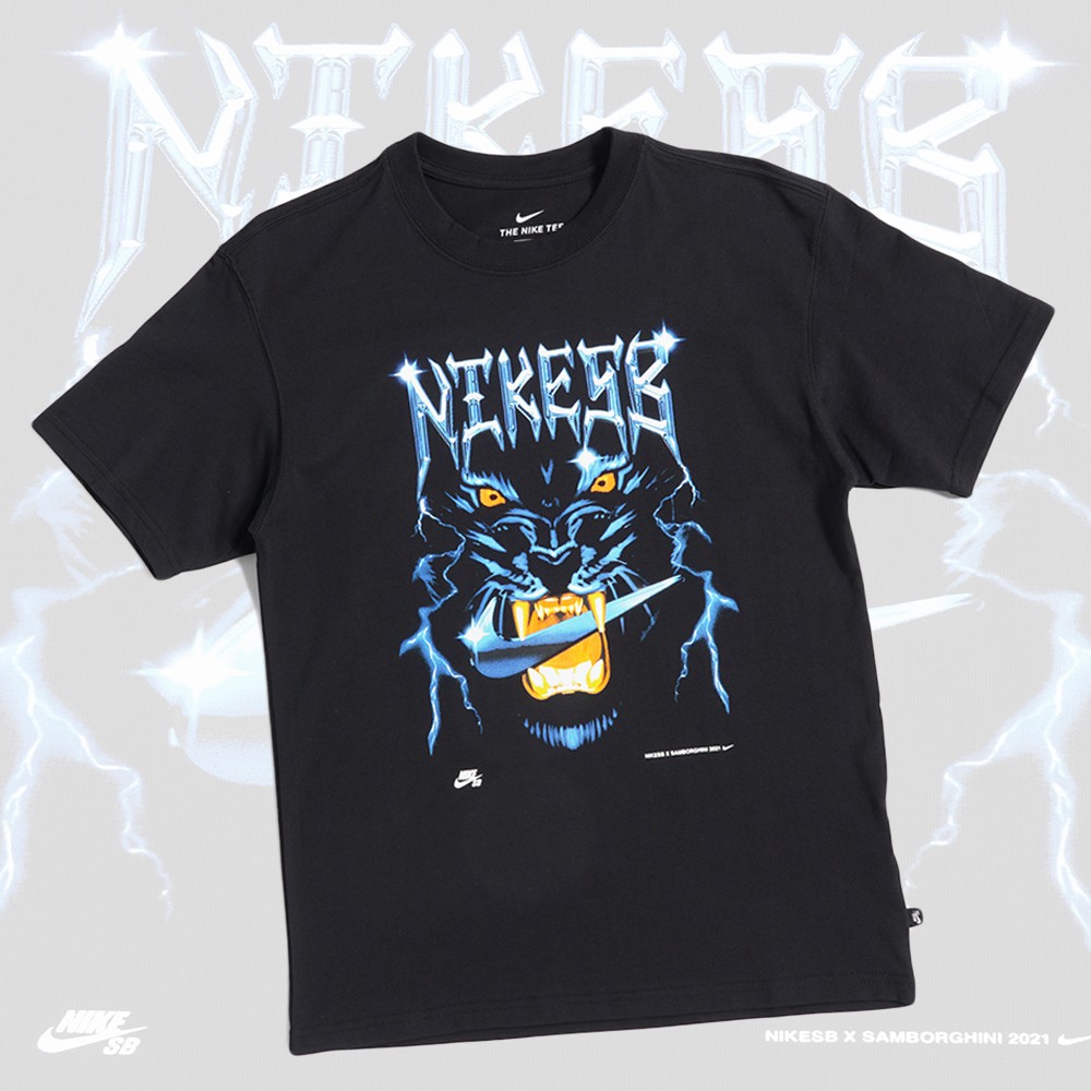 NIKE SB TEE 男款 短袖上衣 短T T恤 閃電黑豹 DD1301-010 現貨 免運 剩下S號