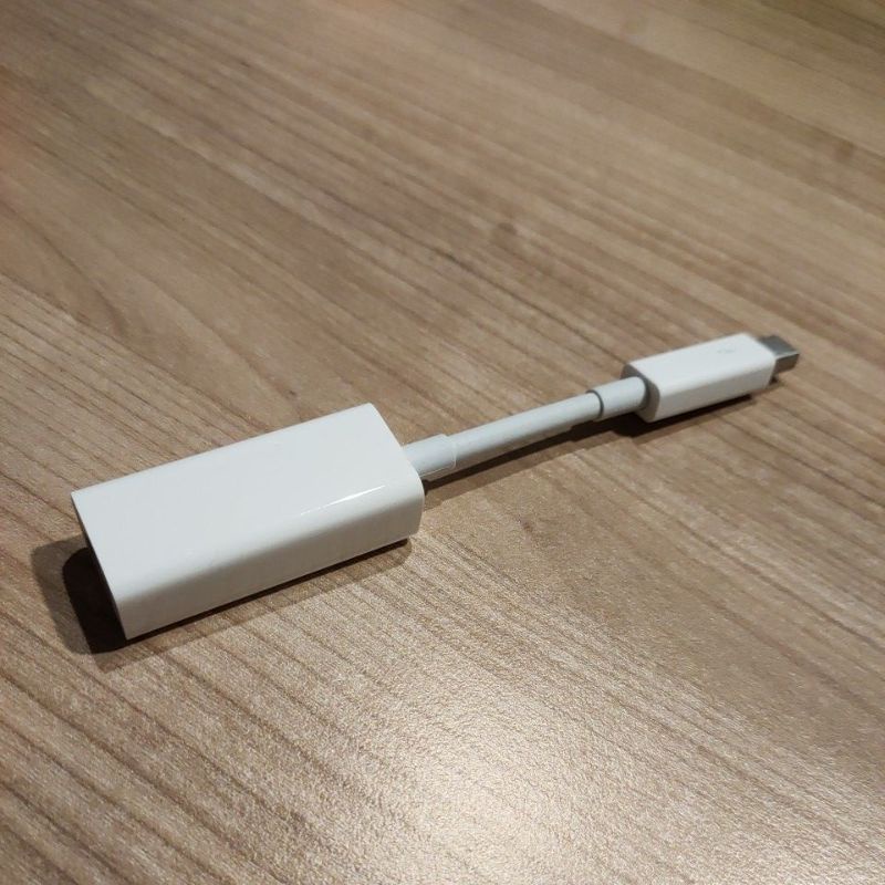 蘋果 Apple Thunderbolt 對 Gigabit 乙太網路轉換器