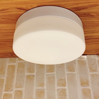 小型吸頂燈蛋糕燈白色E27 2燈 深咖啡色浴室吸頂燈小型吸頂的浴室走道陽台