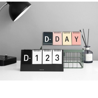 ✨jimmy✨韓國进口正品iconic~ D-Day Calendar 倒數計時 天數計算桌曆/萬年月曆日曆