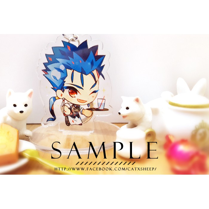 Fate Grand Order 立牌吊飾lancer 槍哥庫夫林cafe Fgo 玄蝶異想本家通販 蝦皮購物