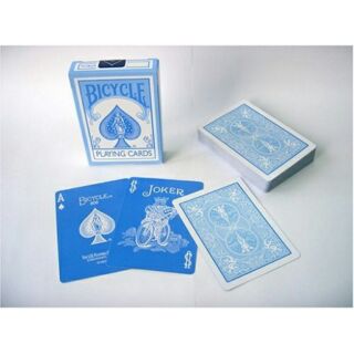 Image of Bicycle blue playing card 撲克牌 天空藍