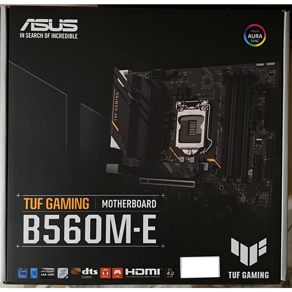 【現貨】華碩 ASUS TUF GAMING B560M-E 主機板 LGA1200 M-ATX 註冊5年保