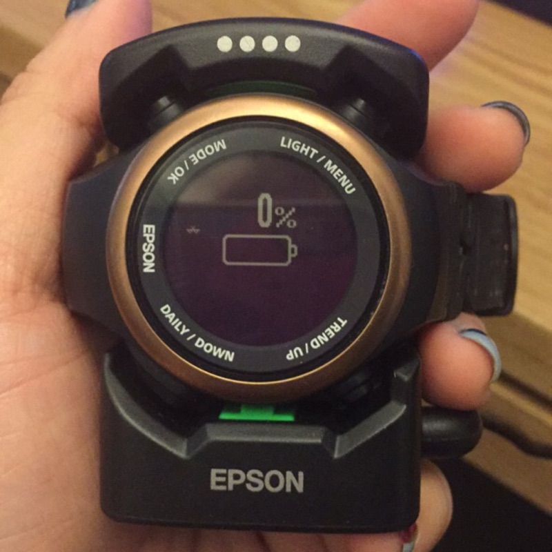 Epson 600 pulsense ps-600 路跑心律手錶 心律手環（過保固期半年）