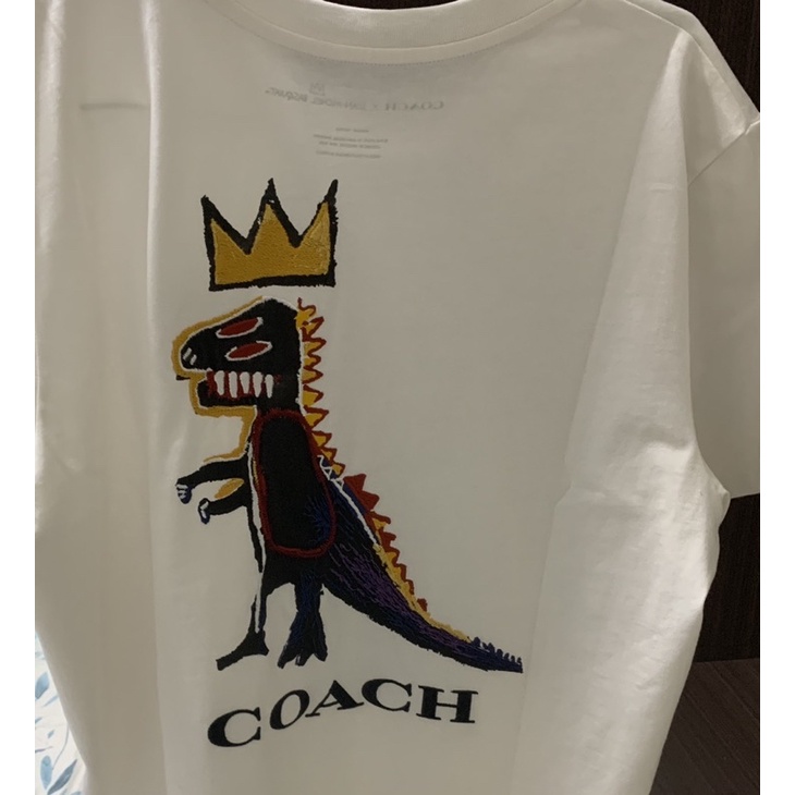 coach恐龍T恤 Coach恐龍聯名 X Jean-Michel Basquiat T-Shirt 聯名 保證正貨