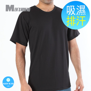 現貨🐳 吸濕排汗圓領短袖衫(黑色) 臺灣儂儂 Nonno 男有袖內衣 圓領短袖 衛生衣排汗衫 涼感快乾透氣-90530