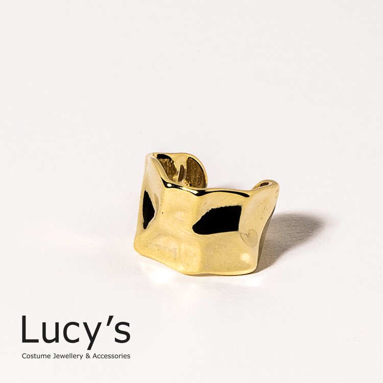 Lucy's 金面曲折 耳骨夾 (81671)