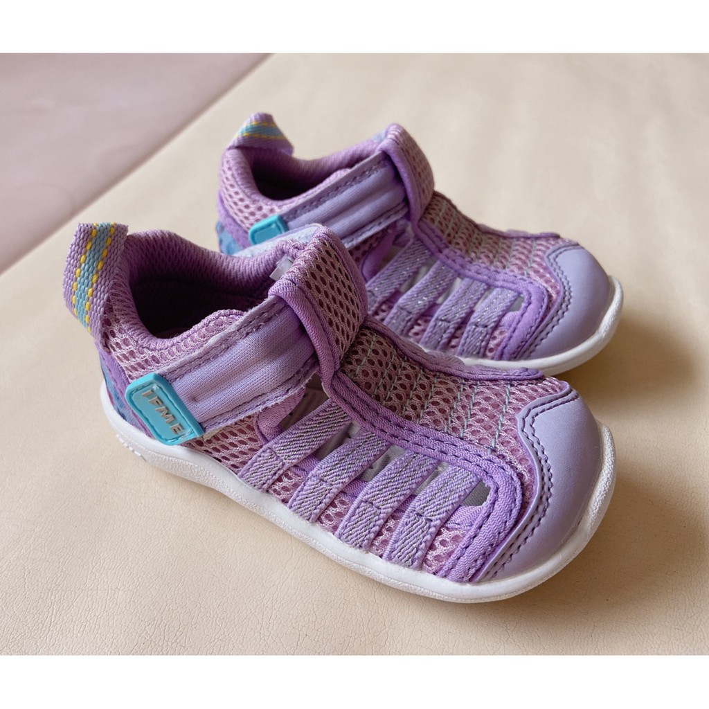 全新 IFME 涼鞋 水陸鞋 紫色 13.5cm 剪標無鞋盒