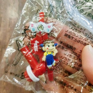 日本peko牛奶妹不二家娃娃poko娃娃公仔圓規立體造型吊飾擺飾裝飾絕版日版正版收藏稀少絕版限定非賣品