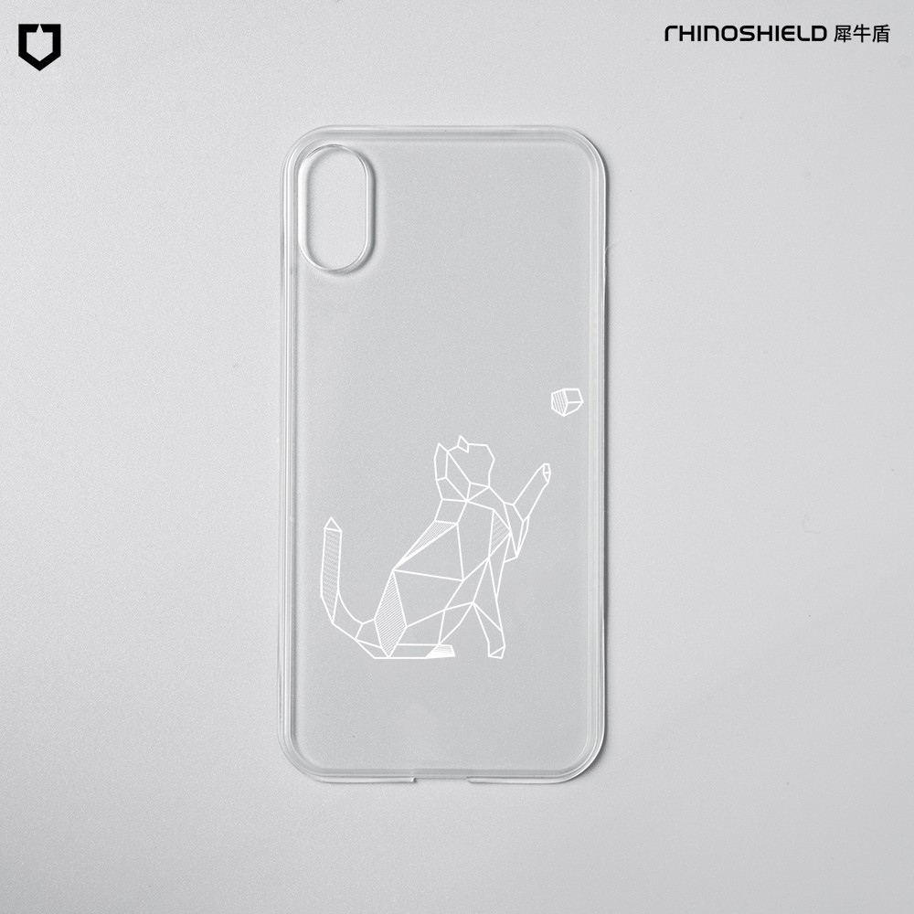 犀牛盾 適用iPhone Mod NX/CrashGuard NX專用背板∣獨家設計/幾何-球與貓