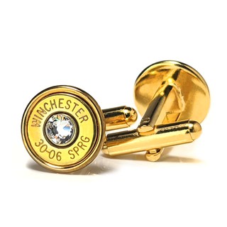 Bullet SPRG春田步槍子彈袖釦（黃銅）襯衫西裝水鑽復古個性袖釦 cufflinks 男生男性男朋友爸爸父親節禮物