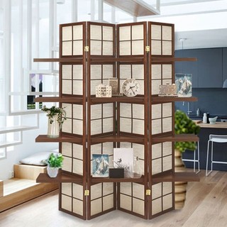 【樂樂生活精品】《C&B》木村置物架四面屏風 免運費! (請看關於我)