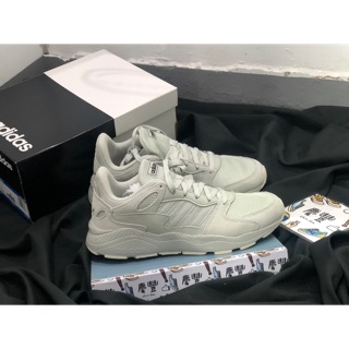 大罐體育👟 Adidas crazychaos 男 運動 休閒 復古 經典 撞色 透氣輕量 穿搭 灰綠 EF1055