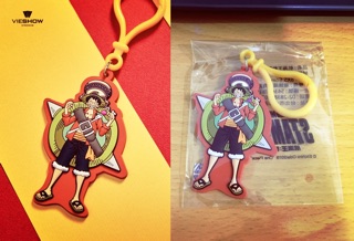 威秀影城 ONE PIECE～航海王：劇場版奪寶爭霸戰 喬巴飲料杯 /魯夫&喬巴吊飾 /角色雙面海報