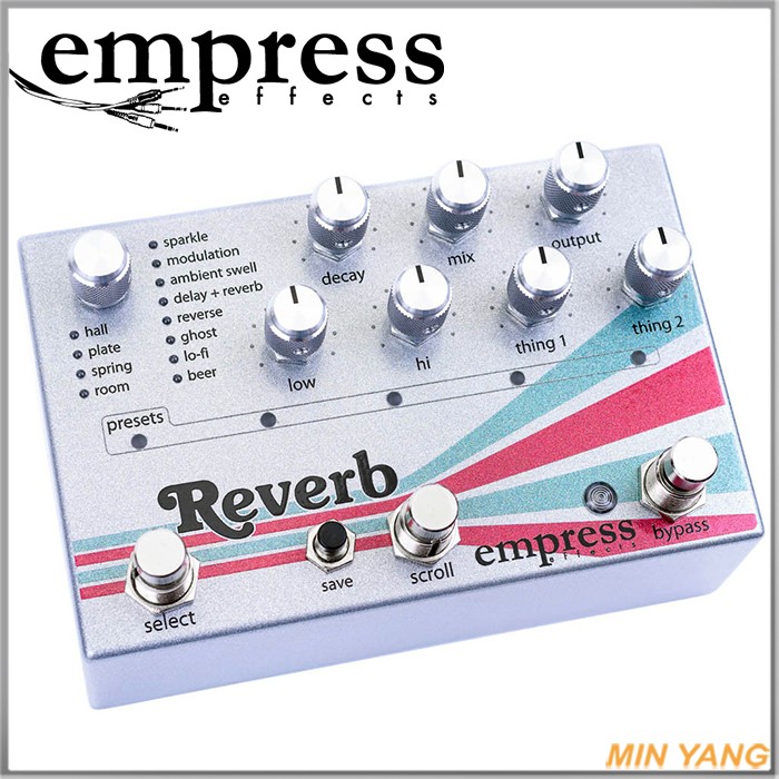 【民揚樂器】效果器 Empress Reverb 加拿大製