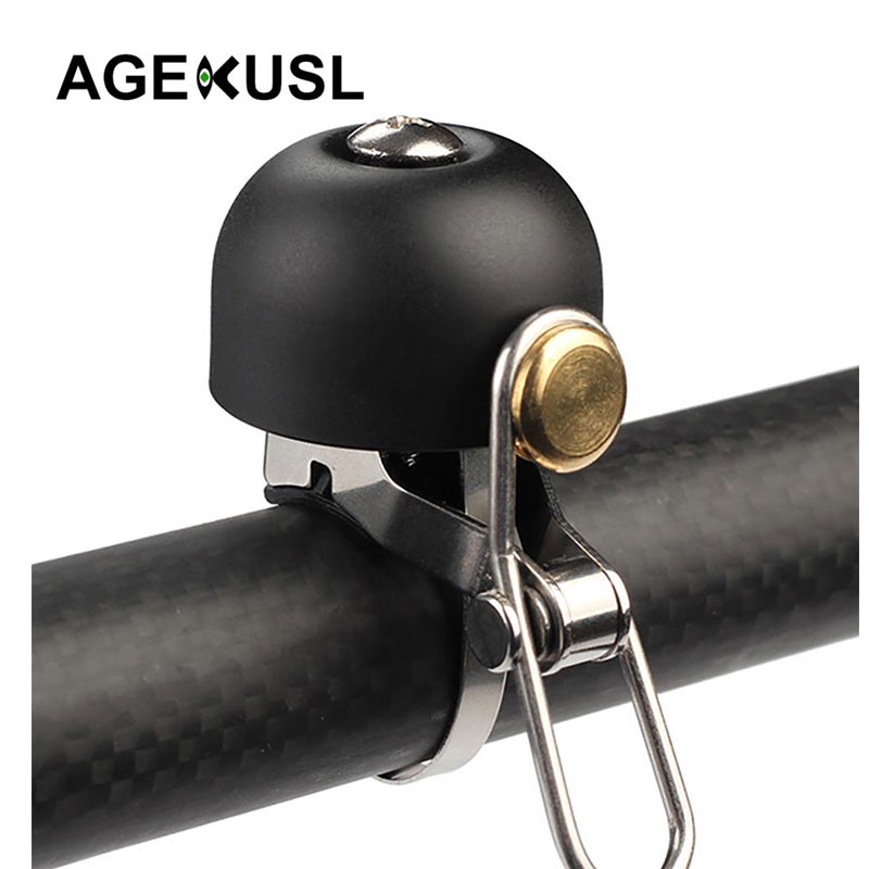 Agekusl 自行車鈴驅動鈴適用於 Brompton Dahon 小金屬鈴 1Pc