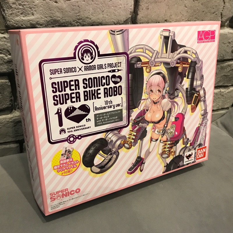 現貨AGP 超級索尼子 Super Sonico 10周年紀念版 すーぱーそに子 可動美少女公仔 限量