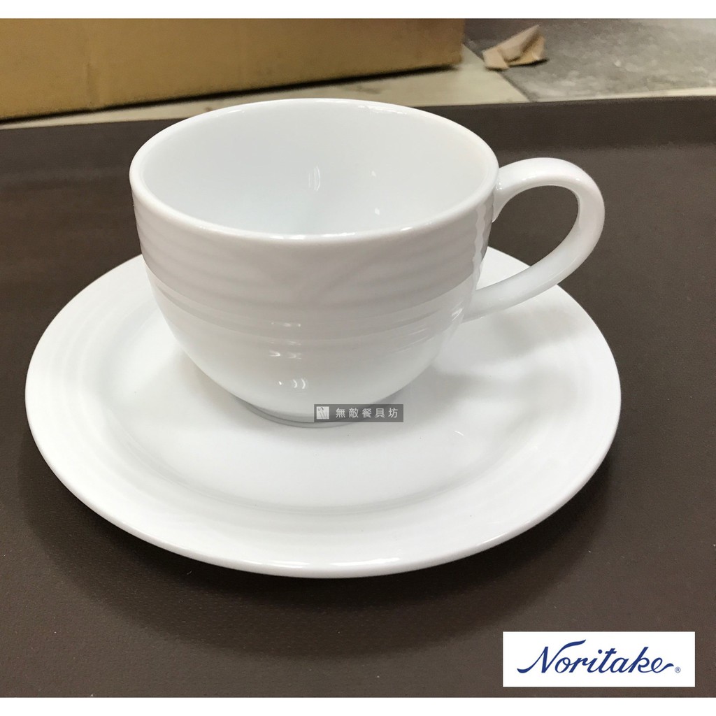 【正好餐具】日本Noritake詩羅恩咖啡紅茶杯組(200cc)瓷白強化瓷非常耐用品質保證【A0316】
