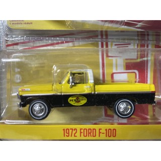 《模王》 1/64 美國綠光 模型合金車 1972 福特 F-100