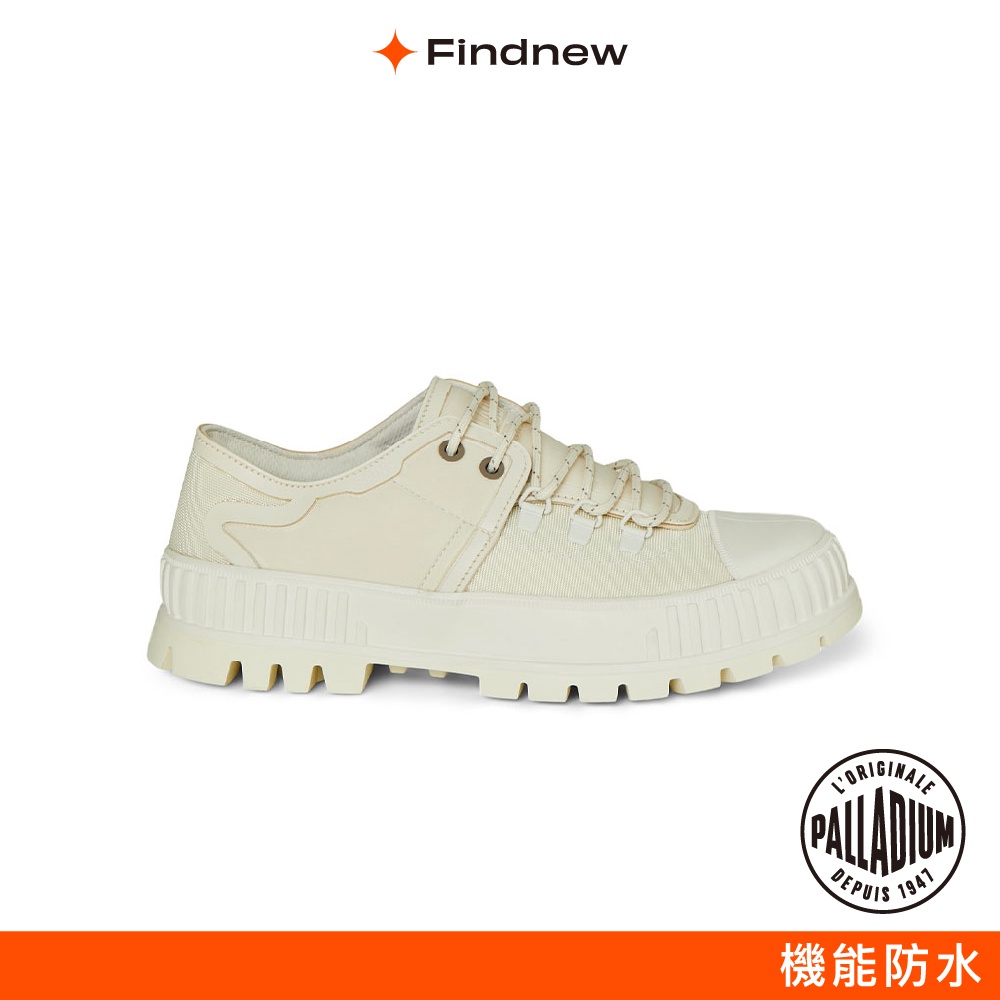 PALLADIUMxRAINS聯名 PALLASHOCK HKR 巧克力厚底鞋 米白77751-929【Findnew】