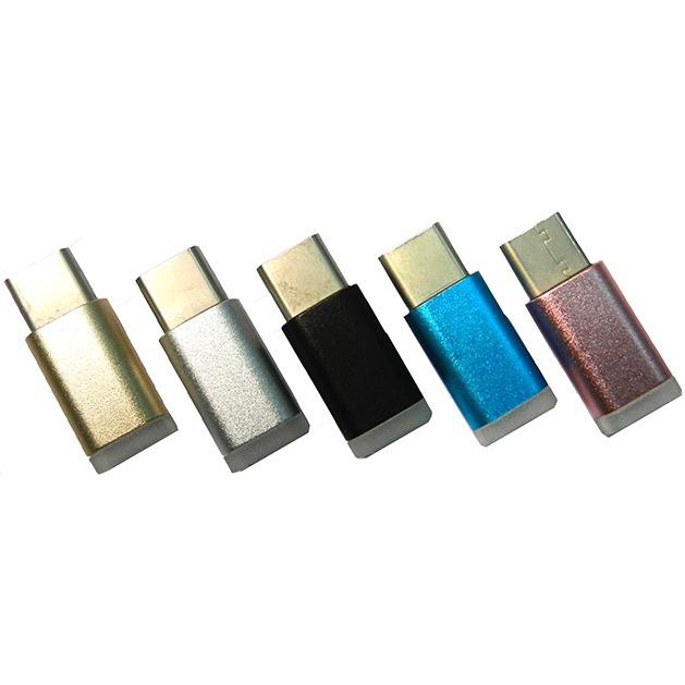 【低價】UB-447 USB 3.1 Type-C公/Micro B母 轉接頭/傳輸/充電(不挑色)