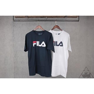 【HYDRA】Fila Classic Logo Tee 素面 經典 文字 短T 運動 T恤 情侶【LM153RW5】