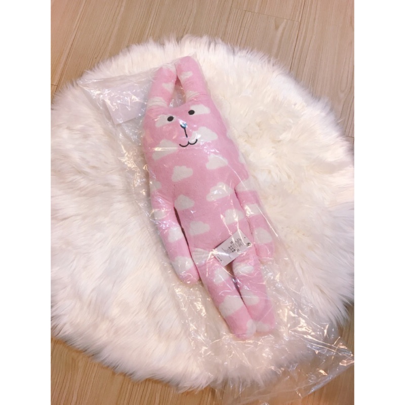 全新🇯🇵日本購入 正版CraftHolic宇宙人 雲朵粉兔兔抱枕 M號 日本限定 交換禮物 生日禮物 畢業禮物