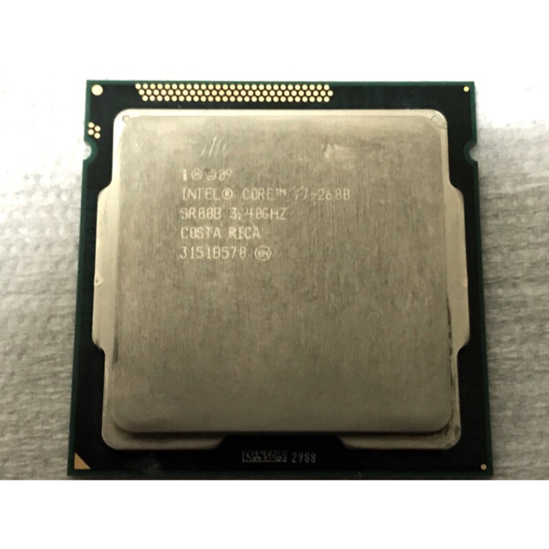 Intel Core i7 2600 3.4G 四核 8M快取 正式版 1155 CPU i7-2600