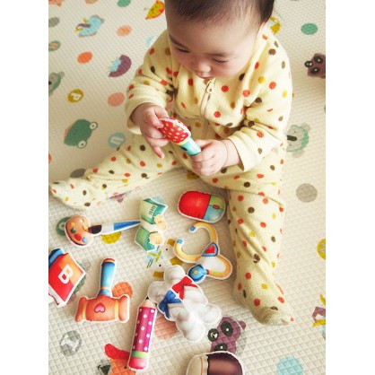 現量 韓國週歲禮物 抓周工具玩具12件組 寶寶玩具 抓週布藝縫製材料包 DIY 完成品 現貨 精美禮盒包袋 附卡片