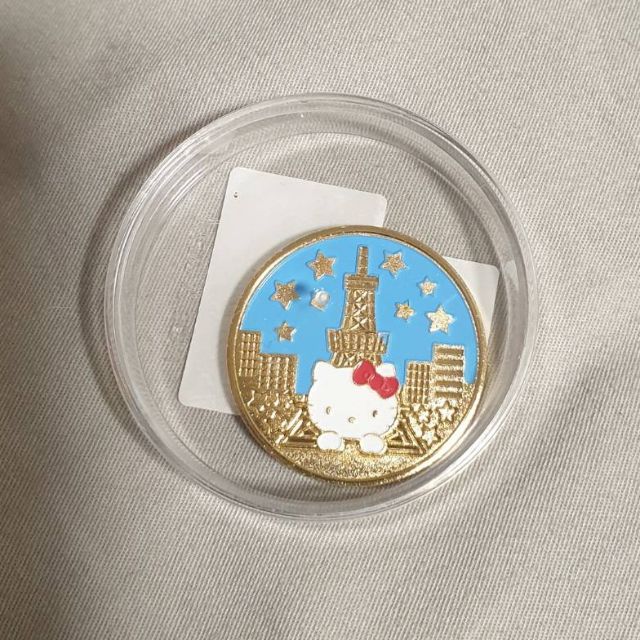 日本東京鐵塔 Hello Kitty 紀念幣（藍色）