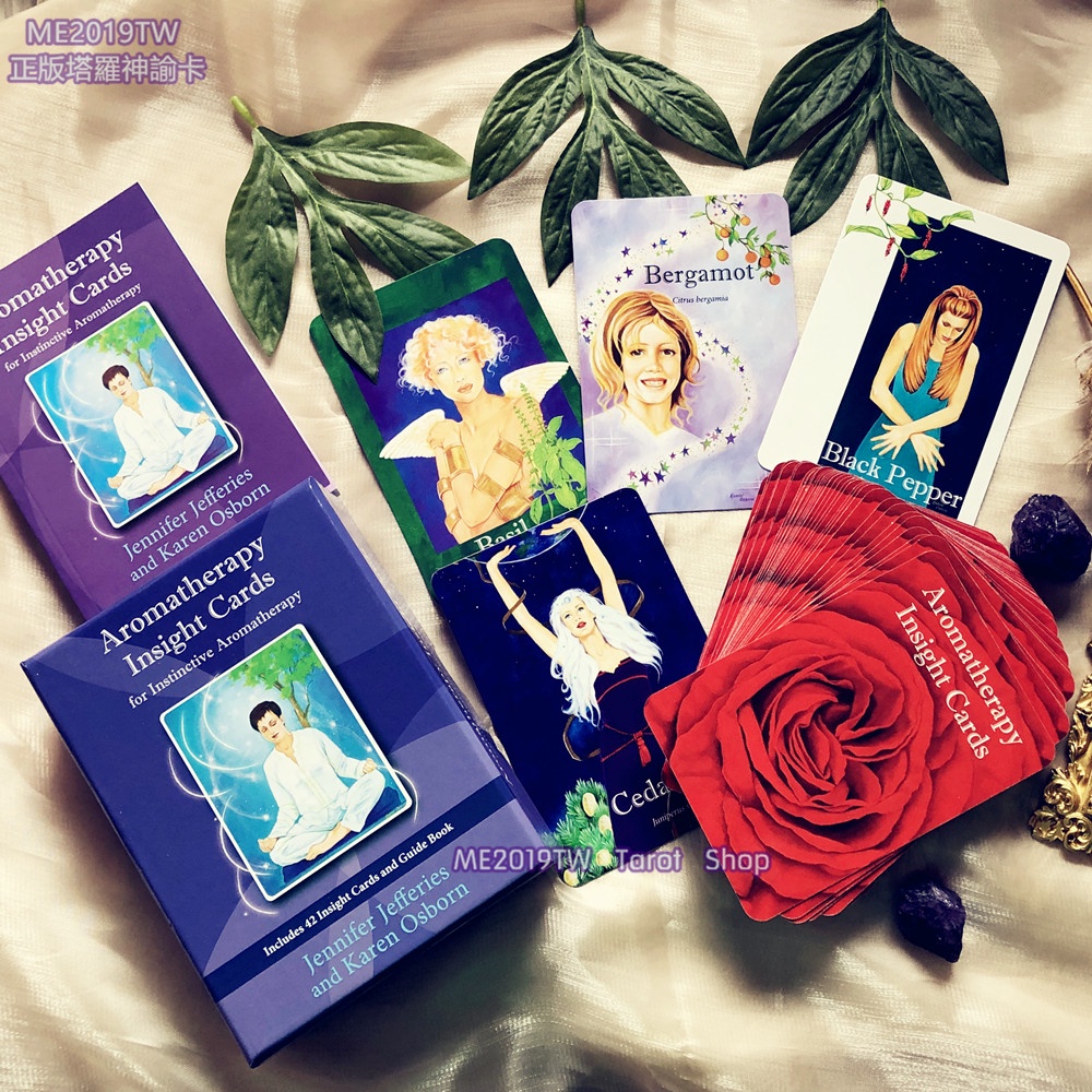 【me2019tw正版現貨】芳香療法洞悉卡Aromatherapy Insight Cards中文版英文版精油洞悉卡