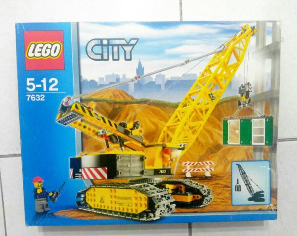 全新 未拆 絕版 樂高 LEGO 7632 CITY 2009 城市系列 工程 履帶 起重機